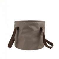 Seau de stockage d'eau pour voiture de grande capacité 10L, kit de survie, pliable, multifonctionnel, pour camping en plein air, randonnée, portable, durable