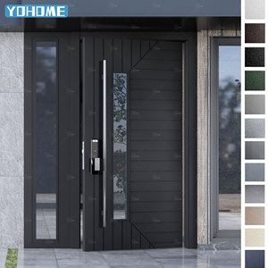 Angleterre <span class=keywords><strong>Porte</strong></span> pivotante d'entrée de maison de luxe <span class=keywords><strong>Serrure</strong></span> intelligente Portes d'entrée en aluminium Villa moderne <span class=keywords><strong>Porte</strong></span> <span class=keywords><strong>extérieure</strong></span> de 36 pouces <span class=keywords><strong>avec</strong></span> <span class=keywords><strong>fenêtre</strong></span> - Product Image 5