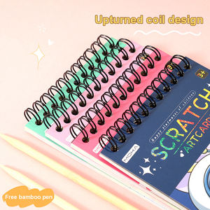 สติกเกอร์ศิลปะแบบขีดข่วนสำหรับเด็กชุดผ้าของเล่นเพื่อการศึกษาระบายสีน้ำระบายสีสร้างสรรค์สำหรับเด็ก - Product Image 4