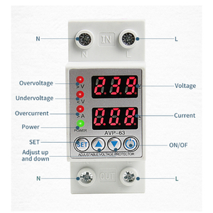 Có thể điều chỉnh <span class=keywords><strong>220V</strong></span> trên dưới AC điện áp bảo vệ ổn định giai đoạn duy nhất dẫn hiển thị 50Hz tần số 63 hiện tại - Product Image 3