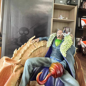 15cm Bt sentado postura Laosha Gk Anime figura cocodrilo <span class=keywords><strong>Shichibukai</strong></span> arena cocodrilo figuras modelo coleccionable juguete niño regalos - Product Image 2