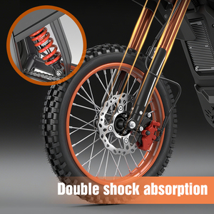 Motocicleta Eléctrica Profesional para Adultos, 60V 3500W 27ah, Velocidad 75km/h, Motor sin Escobillas, Tipo Dirt Bike - Product Image 4