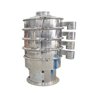 Giặt bột giặt 3 lớp sàng rung màn hình bột chất tẩy rửa quay Vibrator sàng cho nước trái cây tự nhiên - Product Image 1