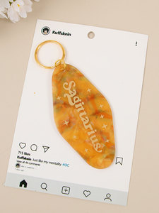 Customizable Zinc Alloy Key Chain Sets Personalised Metal <b>Charms</b> Lobster Hook <b>Keyring</b> Accessories Wholesale - Product Image 1