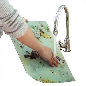 Planches à découper en verre trempé de 4 mm d'épaisseur, 20x28 cm - Écologiques, antibactériennes, compatibles lave-vaisselle, taille et design personnalisables, sublimation - Product Image 1