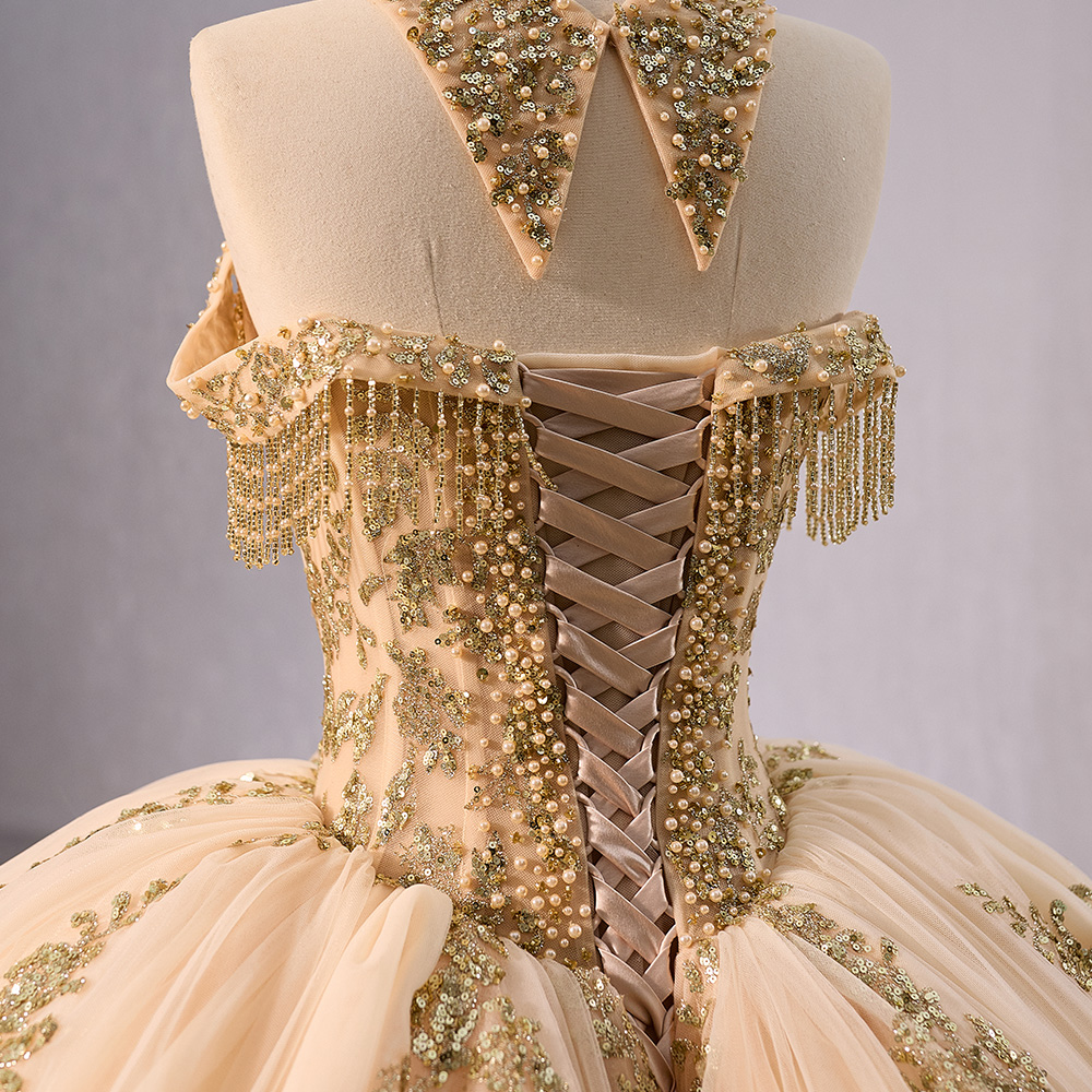 champagne tassel dress BABEYOND Sequin Fringe 1920s Party Dress, Roaring 20s Sparkly Dress, Gatsby Party Dress, Champagne, Size S
