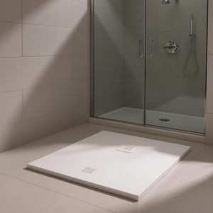 Plato de Ducha Rectangular Serenity 80 x 120 cm Gris 7035 - Product Image 3