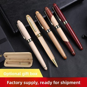 <span class=keywords><strong>Penna</strong></span> <span class=keywords><strong>Stilografica</strong></span> in Legno di Bambù 0.5mm con Cappuccio a Scatto, Regalo Perfetto per Laurea e Ufficio; Penne in Legno Personalizzabili Disponibili - Product Image 2