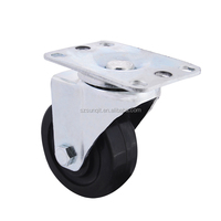Roulette pivotante rétractable de 3 4 5 pouces largement utilisée Roulettes réglables industrielles robustes