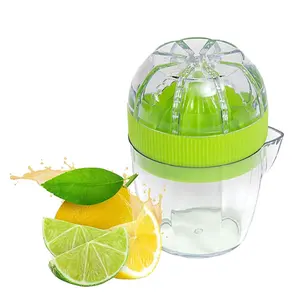  Duurzame Food Grade Plastic Handmatige Mini Huishoudelijke Citroen Sinaasappelsap Pers