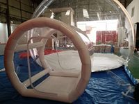 Domo de Cristal Transparente para Exteriores de 3m/4m de Diámetro, Carpa Inflable Tipo Burbuja, Habitación de Globos en Venta