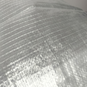 Materiale Plastico Vergine al 100% Sacchi / Sacchetti / Fogli in Rafia Tessuta PP Trasparente da 25kg 50kg 100kg per Imballaggio di Tessuti Usati - Product Image 3