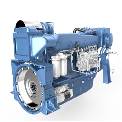 6 цилиндров 136kw/185hp/2100 об/мин Weichai судовой дизельный двигатель WP6C185-21
