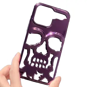 New Bling Chrome Plastic Shockproof Full Protective Back Cover Case For Iphone 11 12 13 14 Pro Max Case