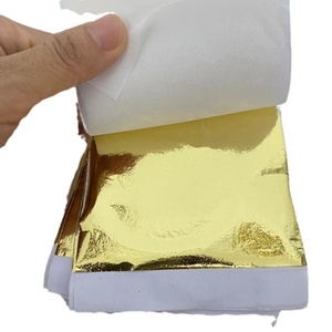 Xuguangwang 100 hojas DIY cristal pegamento pegatina oro colorido lámina para Nail Art <span class=keywords><strong>Imin</strong></span> papel de aluminio dorado grabado para Nail Art - Product Image 1