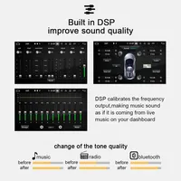 Lecteur multimédia Android pour voiture 1 Din avec 8 Go de RAM, navigation GPS pour Renault Mégane II 2004-2009