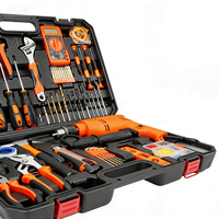Kit d'accessoires pour perceuse électrique domestique, tournevis à chocs, boîte à outils, clé à molette réglable, compatible OEM, en acier au carbone