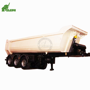 Remolque Volquete Hidráulico de 60-80 Toneladas, 3-4 Ejes, 40 Metros Cúbicos, Remolque Volquete Trasero Compacto para Tractor, Semirremolques <span class=keywords><strong>en</strong></span> <span class=keywords><strong>Venta</strong></span> - Product Image 1