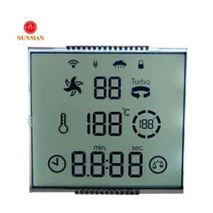 220 v digitaler zimmer-vertikaler zigbee-thermostat-panel-anzeigebildschirm kundenspezifisch tn stn fstn va lcd