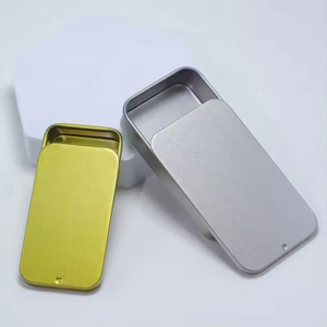 Caja de Metal Pequeña con Tapa Deslizante y Grabado Personalizado, Envase Metálico para Perfume Sólido, Bálsamo Labial, Jabón, Dulces, Reciclable, con Logotipo Personalizado - Product Image 2