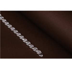 สร้อยข้อมือแบบโซ่ขัดเงา SATVA SILVER เงินแท้ 64% เครื่องประดับแฟชั่นร่วมสมัยสำหรับงานปาร์ตี้ - Product Image 5