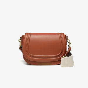 Bolso Bandolera de Lujo Profesional de Cuero PU para Mujer, Bolso de Hombro Pequeño con Solapa, Bolso de Mano Moderno con Correa Ancha, Mini Bolso para Teléfono al por Mayor - Product Image 1
