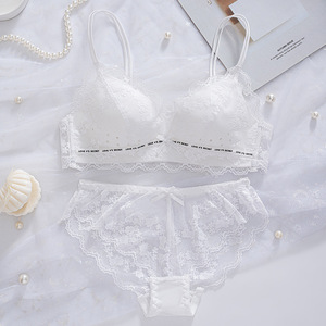 Hot bán được thực hiện tại Trung Quốc sâu v-cổ Ren Thêu Nữ Tính Áo ngực đẩy lên thoải mái và thoáng khí phụ nữ áo ngực - Product Image 3