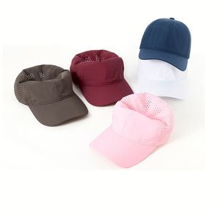 Gorras Clásicas de 6 Paneles, Coloridas, Lisas, Impermeables, con Orificios Cortados con Láser, de Nailon, Personalizables, Unisex, de Secado Rápido - Product Image 3