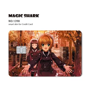 Good Quality <strong>3M</strong> Adhesive Vinyl Waterproof Card Protection Skin Customized Sexy Anime <strong>Stickers</strong> for ATM Bank Credit Cards - Product Image 5