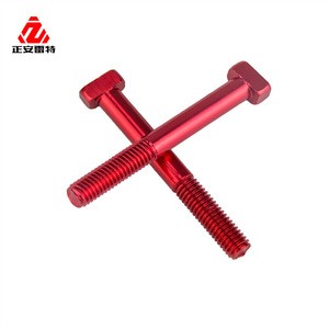 Boulon en aluminium anodisé à tête carrée, boulon long, coloré, en aluminium CNC, pour moto, fixation, quincaillerie OEM - Product Image 3