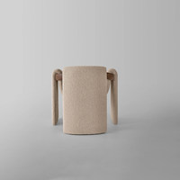 Fauteuil individuel IDAO Nordic Minimalist en forme de M, chaise de salle à manger en tissu avec revêtement unique, modèle 414, chaise de loisirs
