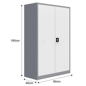 Hiện đại 4-có thể điều chỉnh-Kệ thép có thể khóa tủ lưu trữ lớp phủ màu xám nhà bếp tầng hầm ăn uống Tủ hồ sơ - Product Image 5