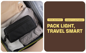 Borsa da Toilette Personalizzata per Viaggi Uomo e Donna, Organizer da Viaggio Spazioso, Astuccio Cosmetico Resistente per Kit da Toilette - Product Image 3