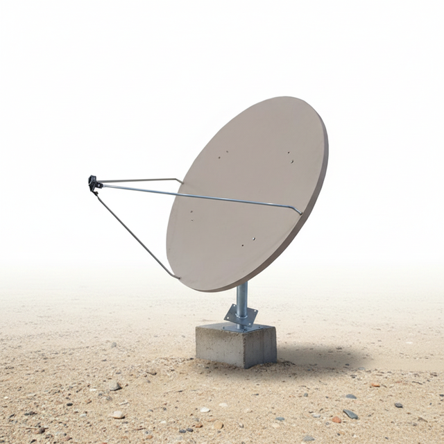 High-Gain120cm Ku Band Offset Antenna SMC Fiberglass Satellite Dish