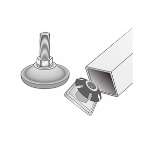 HYDERON Heavy Duty Stainless Steel Height Adjustable <strong>Furniture</strong> <strong>Leveling</strong> Adjustable <strong>Feet</strong> - Product Image 6