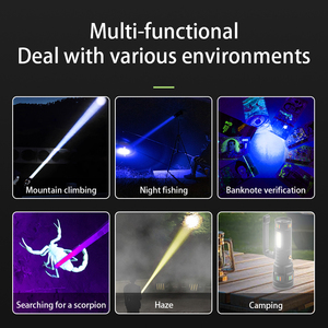 Kính thiên văn tập trung New COB đèn câu cá mạnh mẽ có thể sạc lại với ánh sáng bên outerdoor <span class=keywords><strong>LED</strong></span> Đèn pin câu cá với chân máy đứng - Product Image 4