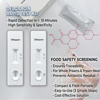 Kit de bandelettes de test OFL pour dépistage rapide des résidus OFL dans les produits aquatiques, inspection des usines et laboratoires d'aquaculture, CE/ISO/ROHS