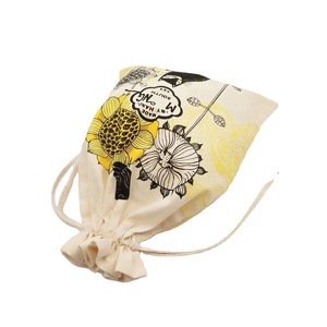 Bolsas de Embalaje de Regalo Personalizadas con Cordón, de Lona de Algodón Reutilizable, con Logotipo, Venta Caliente de Fábrica - Product Image 1