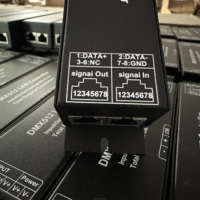 Controlador de 4 Canales PWM Digital Tube DMX512, Atenuadores LED de 6A, Certificado ROHS, 12-24V DC, 3 Años de Garantía, Portátil