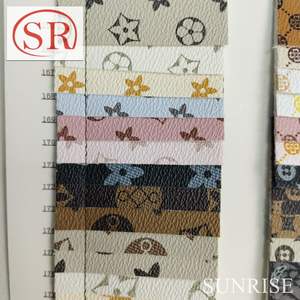 Kostenlose Probe Custom ized Printing PU Kunstleder Stoff für Damen Luxus Tragetaschen Handtaschen und Gepäck - Product Image 5