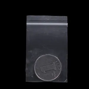 एलडी-पीई सामग्री प्लास्टिक पारदर्शी Ziplock पैकेजिंग स्पष्ट खाद्य सील बैग