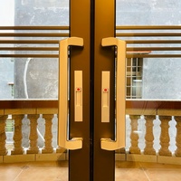 Porte coulissante en aluminium à isolation thermique, insonorisée, double vitrage, pour patios, adaptée aux climats froids et aux maisons résidentielles
