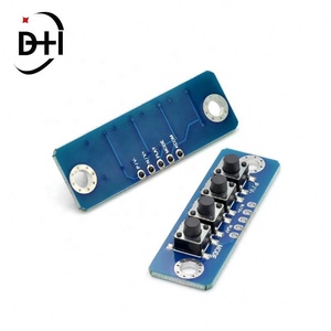 โมดูลปุ่มกดอิสระ 3/4/5 ปุ่ม โมดูลปุ่มกดภายนอก MCU บอร์ดปุ่มไมโครสวิตช์ สำหรับบอร์ดเพาเวอร์แอมป์บลูทูธ - Product Image 4