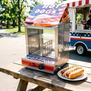 Scaldavivande a Doppio Strato per Hot Dog, Ideale per Negozi, Chioschi e Carrelli Mobili - Attrezzatura per Mantenere Calde Salsicce e Panini per Hot Dog - Product Image 3