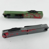 Ensemble de couteaux de camping EDC haut de gamme 2 pièces, outil multifonction, construction en alliage d'aluminium usiné avec précision, robuste et durable, OEM