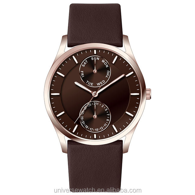 Private Label Mens Watches swiss Quartz Movement 316L Stainless Steel case U2690