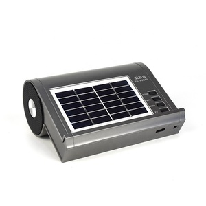 Radio FM AM RS-V9BTS avec haut-parleur Bluetooth et panneau solaire - Product Image 4
