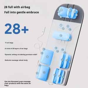 Nuevo diseño de tamaño estándar de cuerpo completo vibrador memoria Shiatsu masaje cojín colchón cuello masajeador - Product Image 4