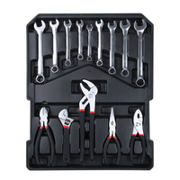 Kit d'outils portables multifonctionnels OEM de 186 pièces, coffret à roulettes, boîte à outils pour mécaniciens, ensemble complet d'outils à main