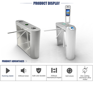 Kinh tế đầy đủ tự động DC động cơ <span class=keywords><strong>turnstile</strong></span> ổn định tốt cầu Tripod cổng rào cản cho du lịch thể thao sân vận động - Product Image 5